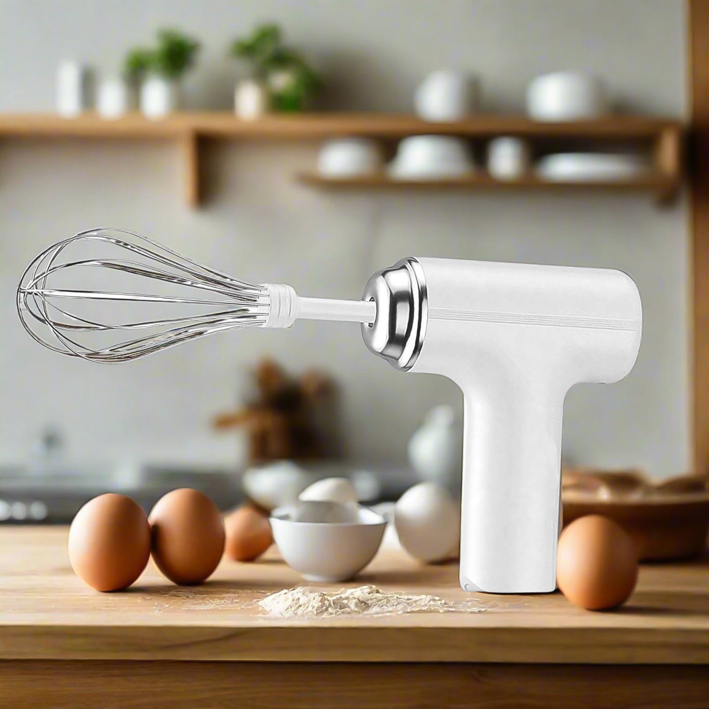 Wireless Hand Mixer Charging Handheld 2pc Portable Whisk Mini High Power Beater Baking Hand Held Mixer Portable Kitchen Blender.