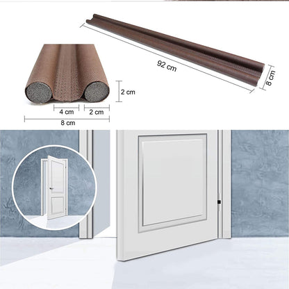 Twin Door Draft Stopper guard Protector For Doors And Windows :) (Combo BUY1 GET3pc)