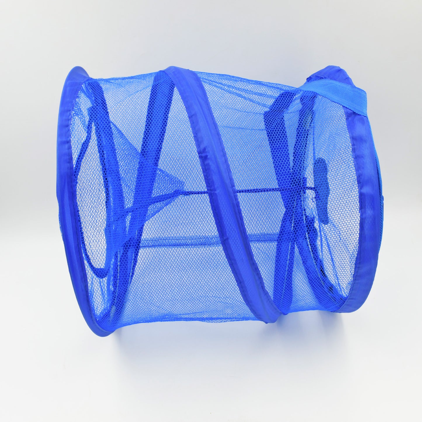 Mesh Popup Laundry Hamper Foldable Portable Cylindrical Dirty Clothes Basket For Bedroom Kids Room College Dormitory And Travel