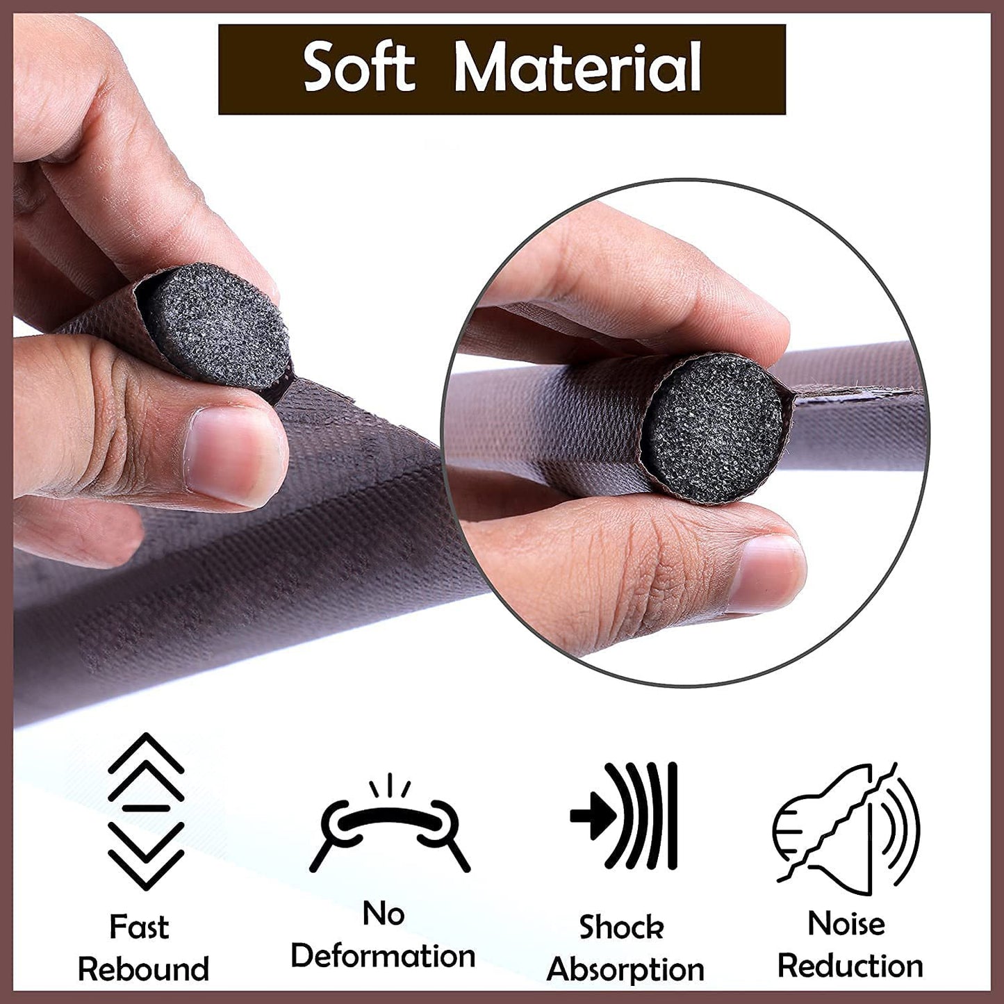 Twin Door Draft Stopper guard Protector For Doors And Windows :) (Combo BUY1 GET3pc)