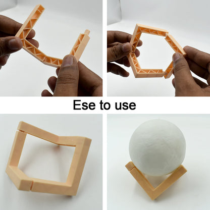 3D Power Moon Lamp With Touch Control Adjust Brightness